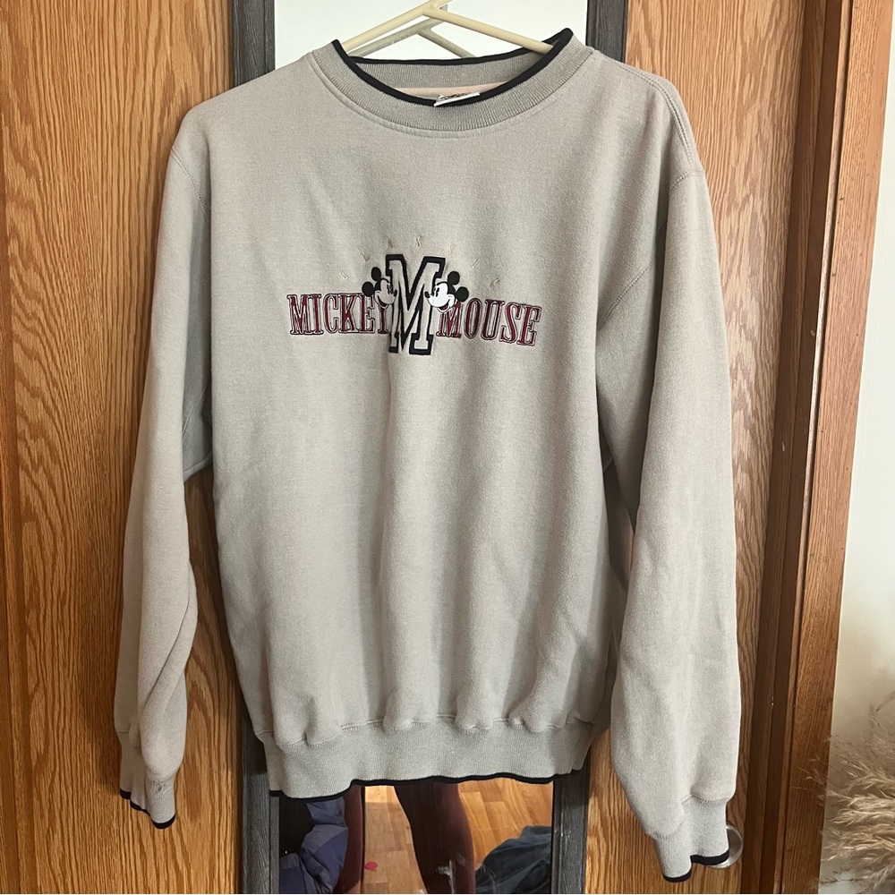 Mickey Mouse Beige Vintage Sweater